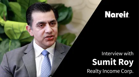 Sumit Roy, president and CEO, Realty Income, Nareit 2026 Chair